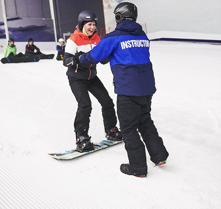 Adult Snowboard Lessons at the snow centre
