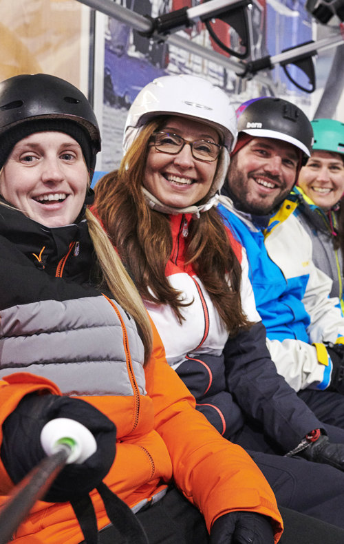 Groups at the snow centre