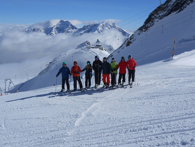 Group of skiers