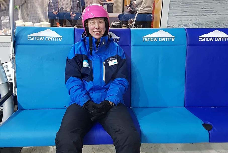 Anna Harrison at The Snow Centre