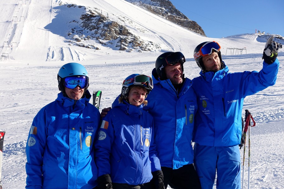 Group of ski instructors