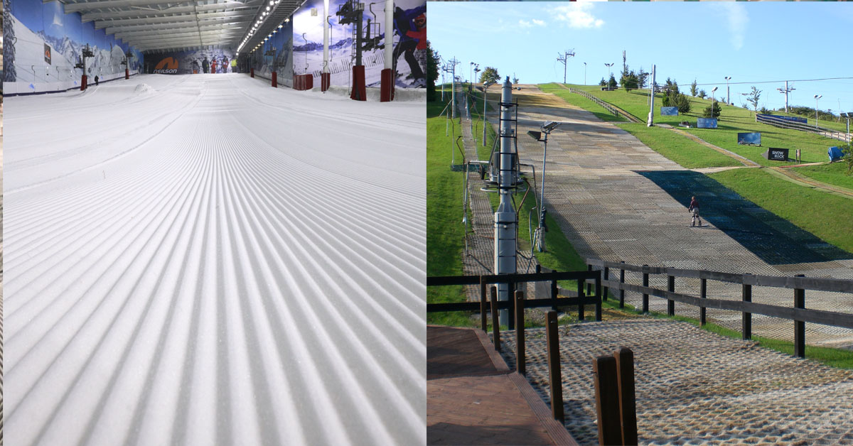 Hemel Ski Centre - a dry slope before The Snow Centre was built