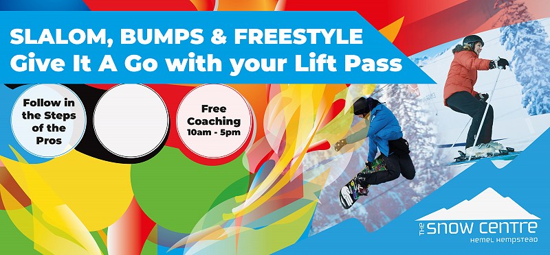 Slalom, Bumps and Freestyle - Give it A Go at The Snow Centre