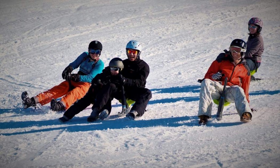 Family sledging